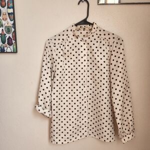 Polka dot blouse